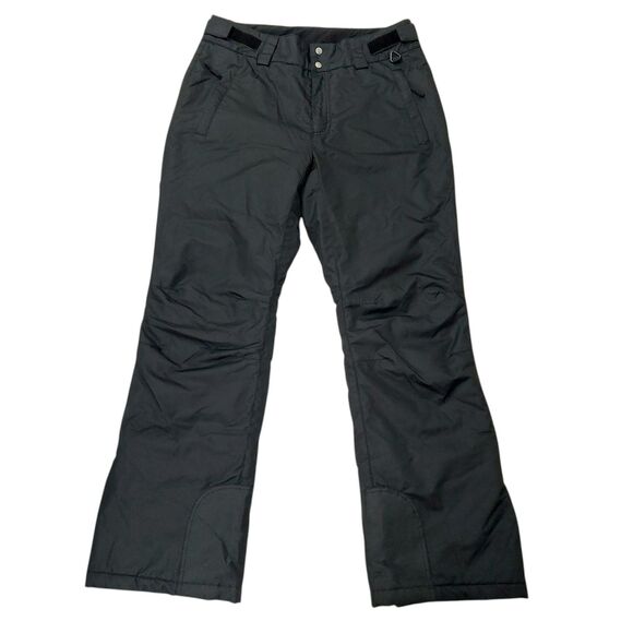Sportneer Snow Pants Womens Large Black Insulated Winter Outdoor Snowboarding - Picture 1 of 11